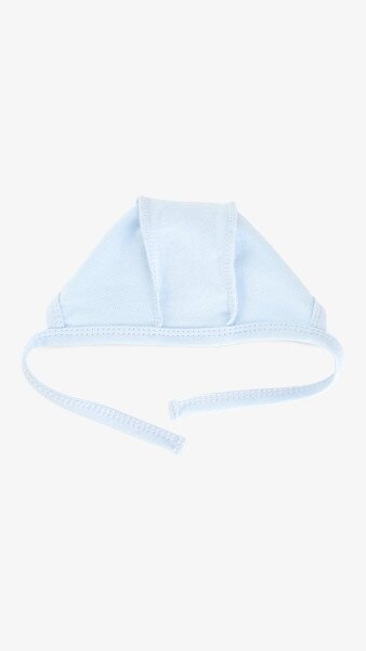 Купить Чепчик на завязках Baby Life 3-023 50 Голубой Артикул: 2000999366383 Фото №3