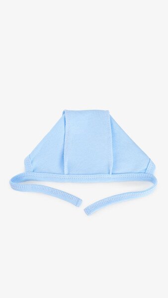 Купити Чепчик на зав'язках Baby Life 980 50 Блакитний Артикул: 2000999405983 Фото №3