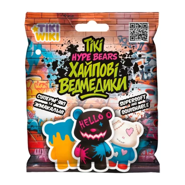 Купить Игрушка-сквиш TIKI WIKI–ХАЙПОВЫЕ МИШКИ SQ027 Разноцветный Артикул: 6900007581042 Фото №2