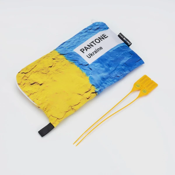 Чехол для чемодана Coverbag Pantone S Желто-голубой (2000903267218A)  Фото №6