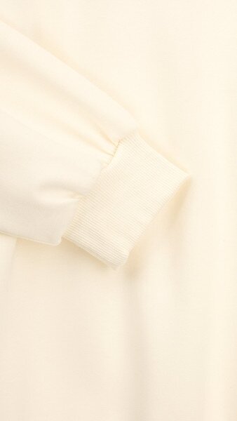 Купить Свитшот однотонный женский Z01 M Молочный Артикул: 2000999178771 Фото №9