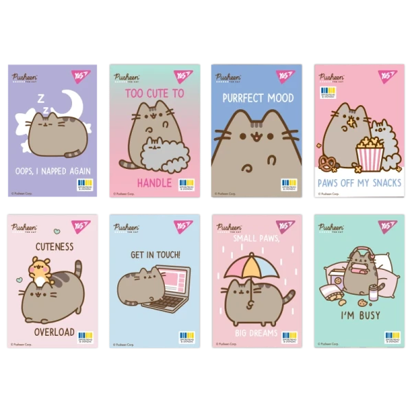 Купить Блокнот YES Pusheen WOW 152111 Разноцветный Артикул: 4823092291394 Фото №1