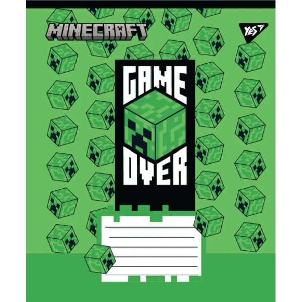 Купить Тетрадь ученическая "Minecraft Walls" YES 767567 18 л. Артикул: 4823092291653 Фото №1