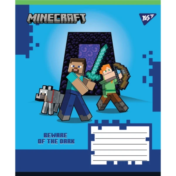 Купить Тетрадь ученическая "Minecraft Walls" YES 767567 18 л. Артикул: 4823092291653 Фото №3