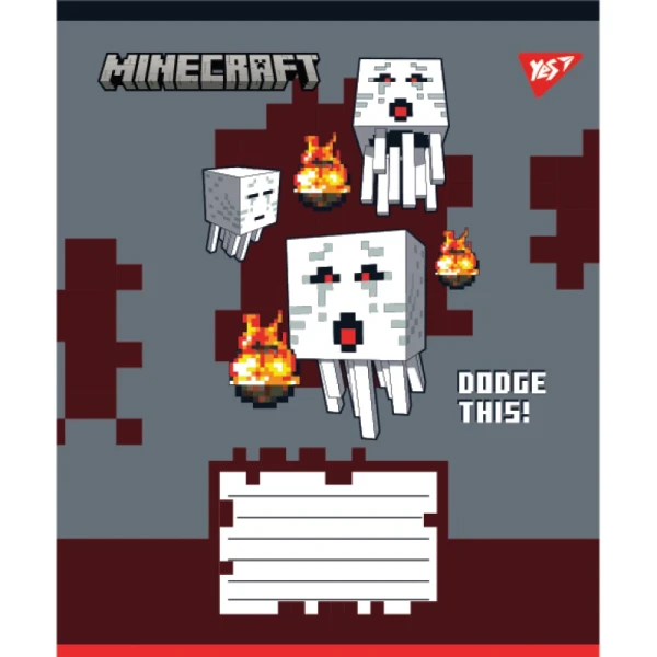 Купить Тетрадь ученическая "Minecraft Walls" YES 767567 18 л. Артикул: 4823092291653 Фото №4