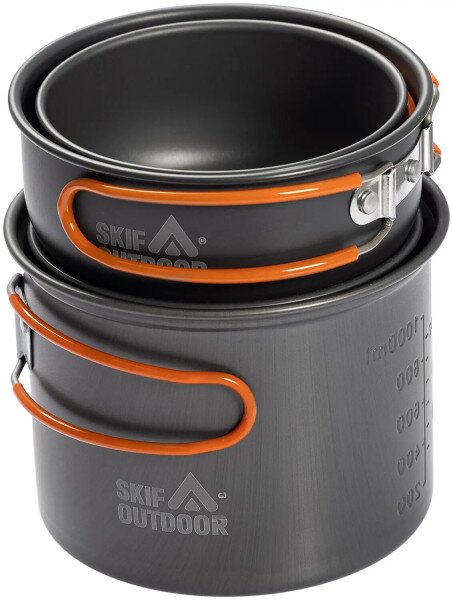 Купити Набір посуду туристичний Skif Outdoor Fuzz Pot II SO-HC201 Різнокольоровий Артикул: 4820242928148 Фото №1
