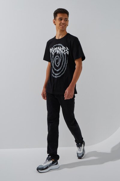 Купить Джинсы Slim Fit мужские LAWA MBC02364 30 Черный Артикул: 2000999137419 Фото №1