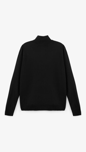 Купить Джемпер однотонный мужской GENUA G01205-0001 XL Темно-синий Артикул: 2000999472237 Фото №10