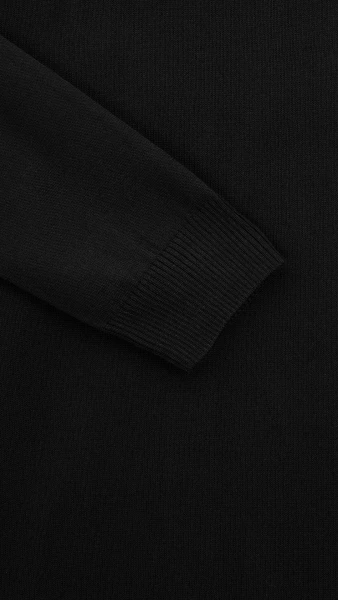 Купить Джемпер однотонный мужской GENUA G01205-0002 L Черный Артикул: 2000999503313 Фото №8