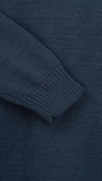 Купить Джемпер однотонный мужской LAWA MBC02389 S Синий Артикул: 2888000018762 Фото №8
