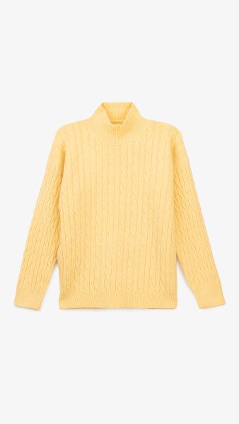 Купить Джемпер однотонный женский 04 One Size Бежевый Артикул: 2000999165948 Фото №7