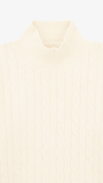 Купить Джемпер однотонный женский 04 One Size Молочный Артикул: 2000999165931 Фото №8