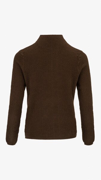 Купить Джемпер однотонный женский 610 One Size Коричневый Артикул: 2000991038578 Фото №8