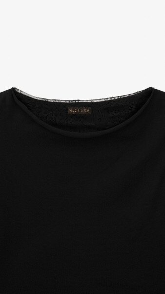 Купить Джемпер однотонный женский GENUA G01106-0005 XS Черный Артикул: 2000999386466 Фото №8