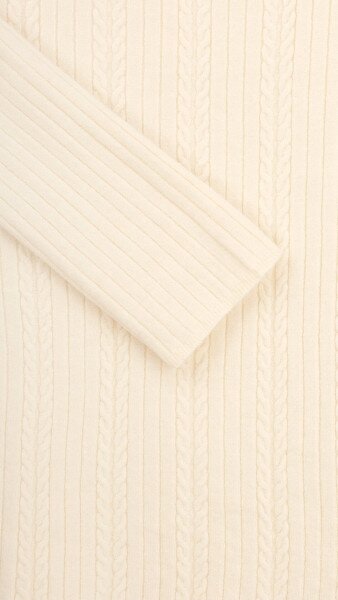 Купить Джемпер однотонный женский On me 98107-1 One Size Молочный Артикул: 2000999154409 Фото №9