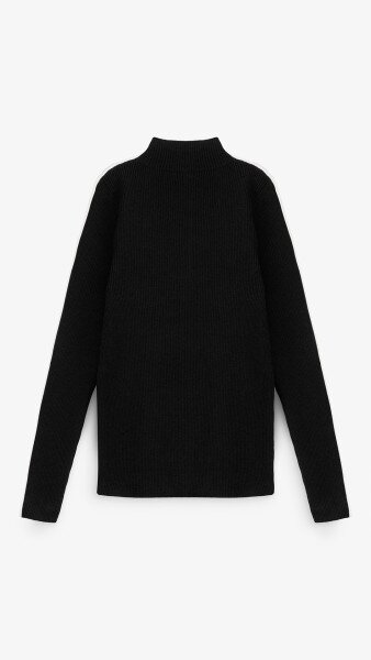 Купить Джемпер однотонный женский On me T2399-1 XL Черный Артикул: 2000999153358 Фото №10
