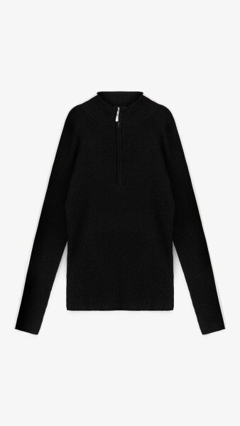 Купить Джемпер однотонный женский On me T2399-1 XL Черный Артикул: 2000999153358 Фото №7