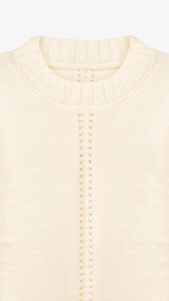 Купить Джемпер однотонный женский RB-20 One Size Молочный Артикул: 2000999206658 Фото №8