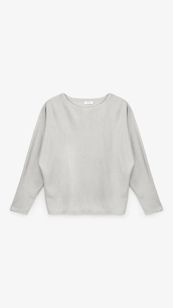 Джемпер однотонный женский YT15632 One Size Серый  Фото №6