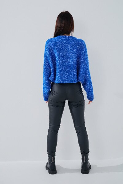 Купити Джемпер однотонний жіночий Femme 10100 One Size Електрік (2000990184467W) Артикул: 2000990184467 Фото №8