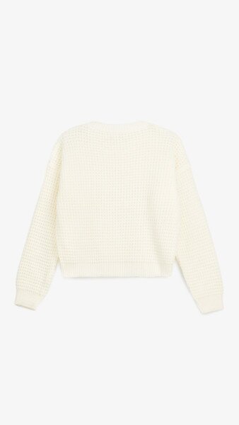 Купити Джемпер однотонний жіночий On me 225004 One Size Молочний Артикул: 2000990151216 Фото №10