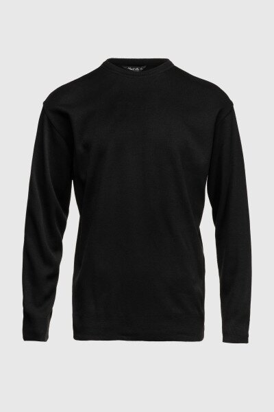 Купить Джемпер однотонный мужской Akin Trico 1126 4XL Черный (2000990009999D) Артикул: 2000990009999 Фото №1