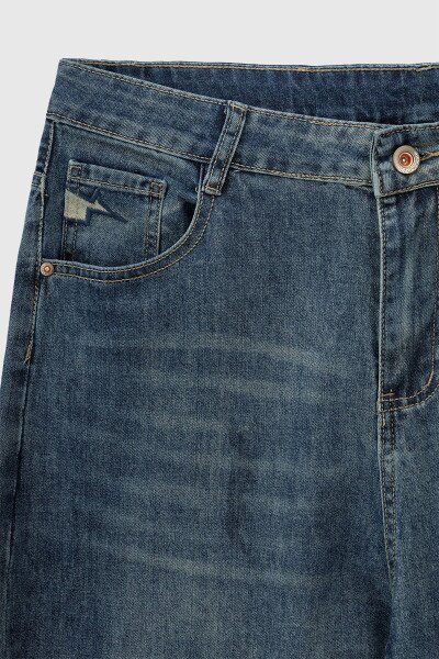 Купить Джинсы Mom Fit мужские 6608 30 Голубой (2000990567208D) Артикул: 2000990567208 Фото №7