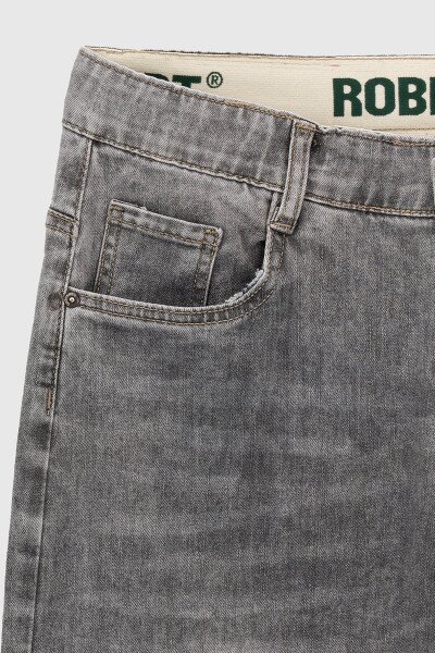 Купить Джинсы Mom Fit мужские 9939 31 Светло-серый (2000990567000D) Артикул: 2000990567000 Фото №9