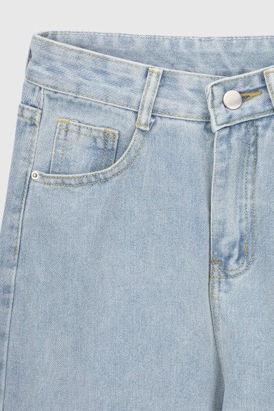 Купити Джинси Mom Fit жіночі  801 L Блакитний Артикул: 2000990501783 Фото №7