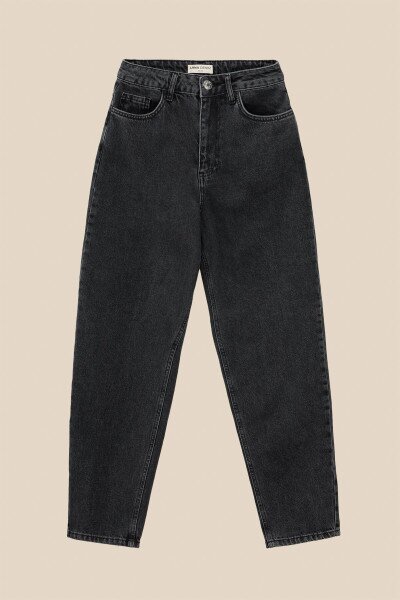 Купить Джинсы Mom Fit женские LAWA WBC02449 34 Графитовый Артикул: 2000990827975 Фото №5