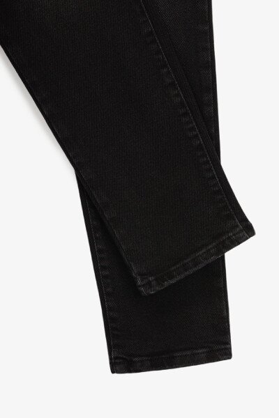 Купить Джинсы Mom Fit женские Zeo Basic 2260 36 Черный Артикул: 2000990956217 Фото №8