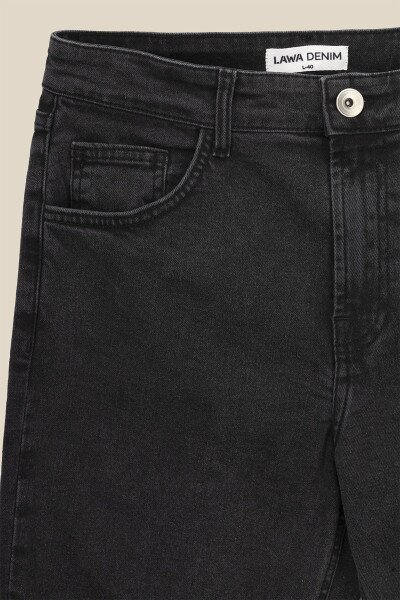 Купить Джинсы Regular fit женские LAWA WBC02367 34 Графитовый Артикул: 2000990481351 Фото №7