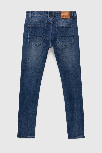 Купить Джинсы Slim Fit мужские 2271 27 Синий (2000990729361D) Артикул: 2000990729361 Фото №10