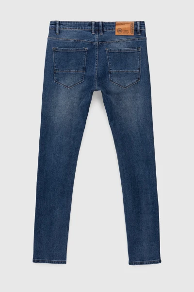 Джинси Slim Fit чоловічі 2271 27 Синій (2000990729361D)  Фото №9