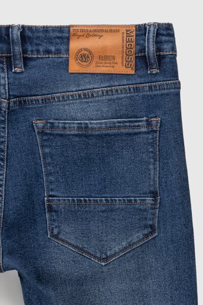 Купить Джинсы Slim Fit мужские 2271 27 Синий (2000990729361D) Артикул: 2000990729361 Фото №9