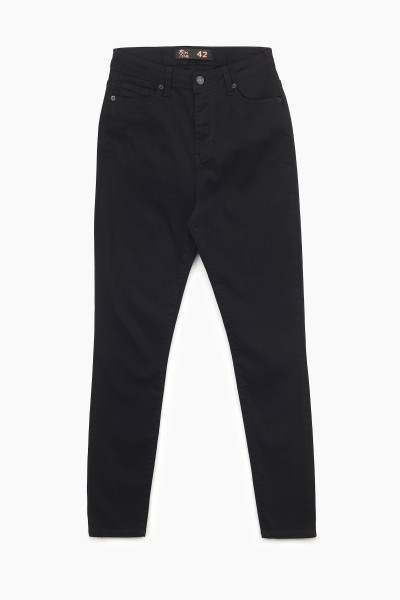Купить Джинсы Slim Fit женские On me 2856 baza 32 Черный (2000989492214D) Артикул: 2000989492214 Фото №6