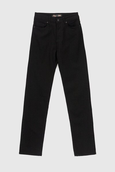 Купить Джинсы женские Regular fit Zeo Basic 4418 34 Черный (2000990617538D) Артикул: 2000990617538 Фото №6