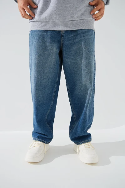 Джинсы Baggy fit мужские Zeo Basic 4509 44 Синий (2000990706072D)  Фото №0