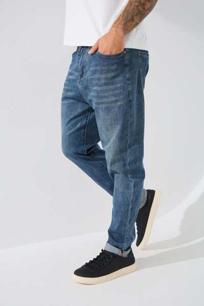Купить Джинсы Mom Fit мужские 6608 30 Голубой (2000990567208D) Артикул: 2000990567208 Фото №3