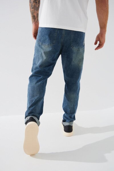 Купить Джинсы Mom Fit мужские 6608 30 Голубой (2000990567208D) Артикул: 2000990567208 Фото №4