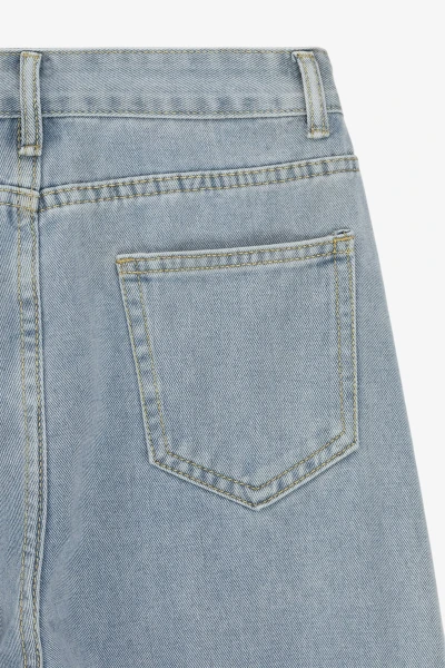 Джинсы Mom Fit женские 801 S Голубой  Фото №7