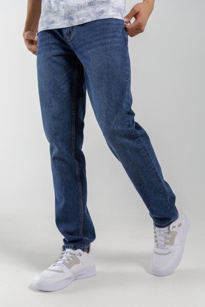 Купити Джинси Regular Fit чоловічі Ren Tomogo DM-1 30 Темно-синій Артикул: 2000990274007 Фото №1