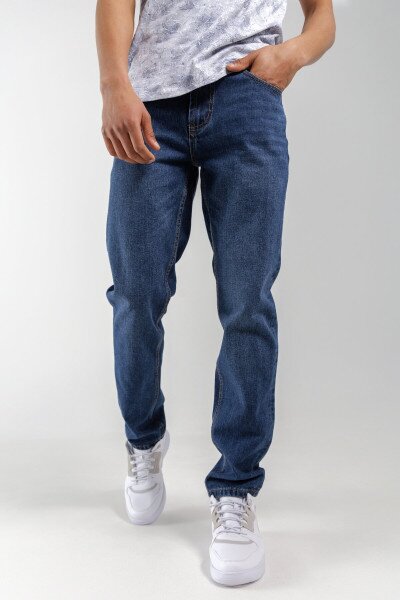 Купити Джинси Regular Fit чоловічі Ren Tomogo DM-1 30 Темно-синій Артикул: 2000990274007 Фото №2