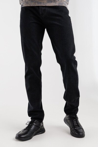 Купити Джинси Regular Fit чоловічі Ren Tomogo DM-4 32 Чорний Артикул: 2000990274281 Фото №1