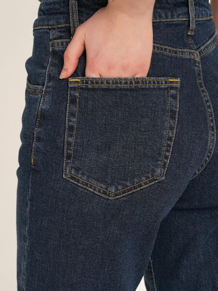 Купити Джинси Regular fit жіночі LAWA WBC02367 34 Синій Артикул: 2000990481160 Фото №4