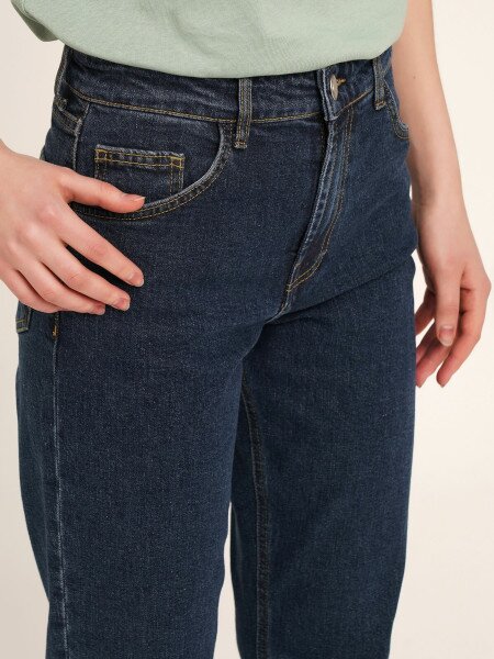 Купити Джинси Regular fit жіночі LAWA WBC02367 34 Синій Артикул: 2000990481160 Фото №5