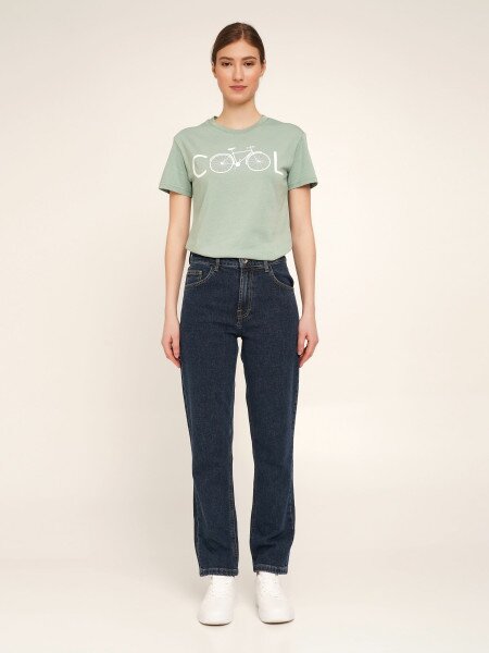 Купити Джинси Regular fit жіночі LAWA WBC02367 34 Синій Артикул: 2000990481160 Фото №1