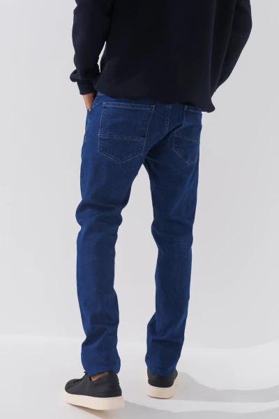 Джинсы Slim Fit мужские 2270 27 Синий (2000990729446D)  Фото №3
