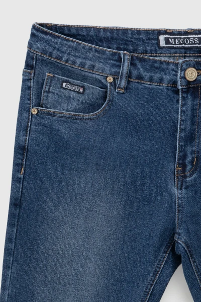 Джинси Slim Fit чоловічі 2271 27 Синій (2000990729361D)  Фото №6
