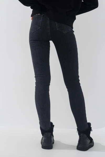 Джинси Slim Fit жіночі A7158 25 Сірий (2000990759863W)  Фото №3